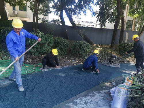 深圳道路交通透水路面施工~